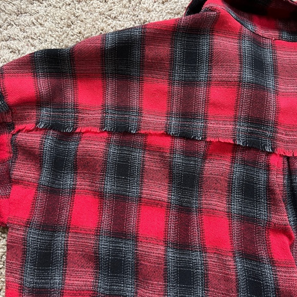 Pink Lily Flannel Shirt - Picture 5 of 7